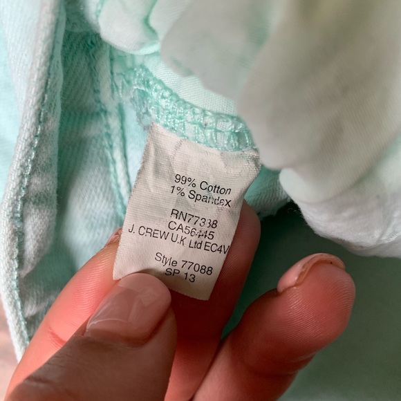 Mint Sea-foam Green J. Crew Toothpick - Picture 6 of 7